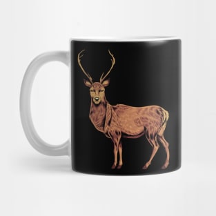 Drawing of a deer Mug